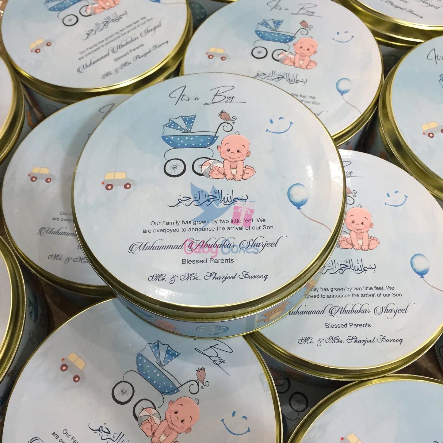 250 Gram Boy Tin Boxes