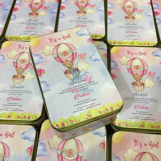 Half Kg Baby Announcement Favor Boxes