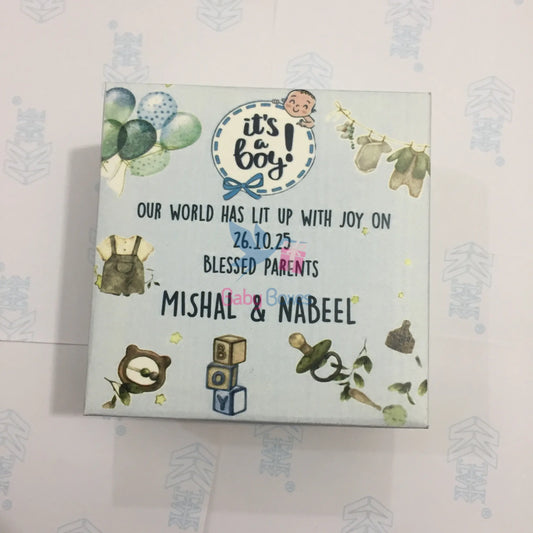 250gm Baby Announcement Cardboard Box