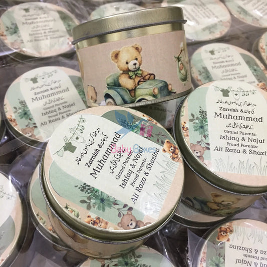 250 Gram Baby Boy Tin Boxes