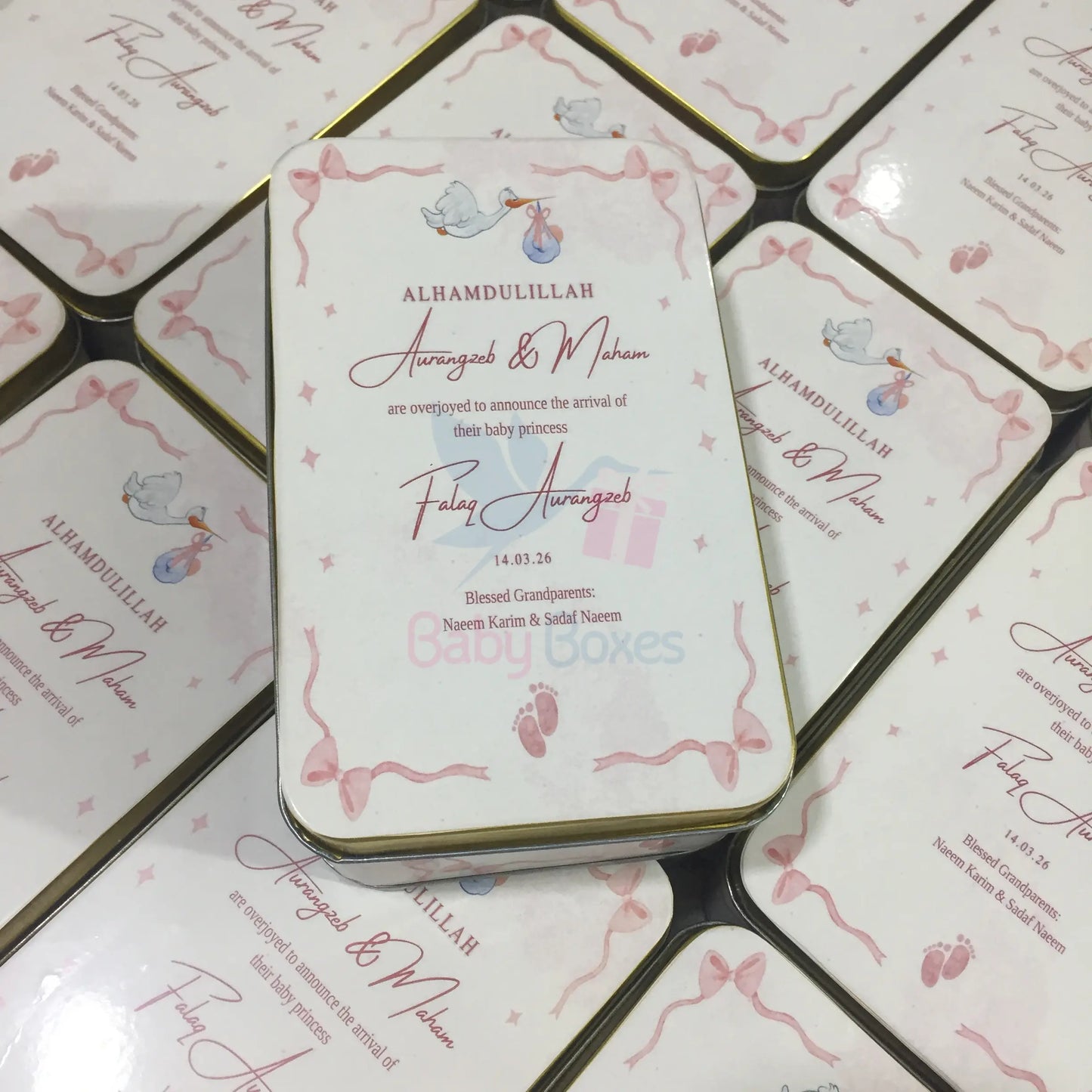 Half Kg Baby Sweet Tin Boxes