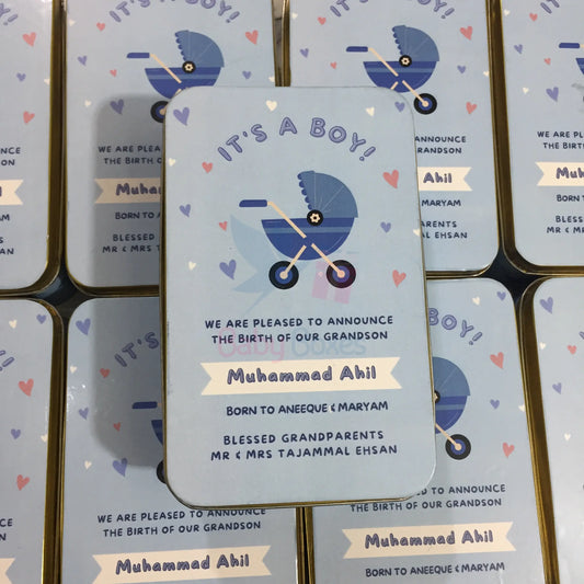 Half Kg Baby Boy Sweet Box