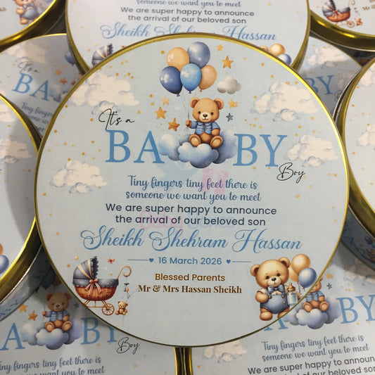 Half Kg Announcement Sweet Boxes