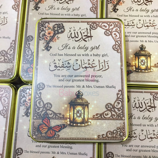 1 Kg Baby Announcement Tin Box