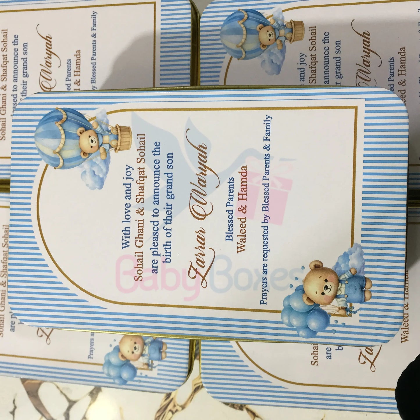 New Design Half Kg Baby Boby Tin