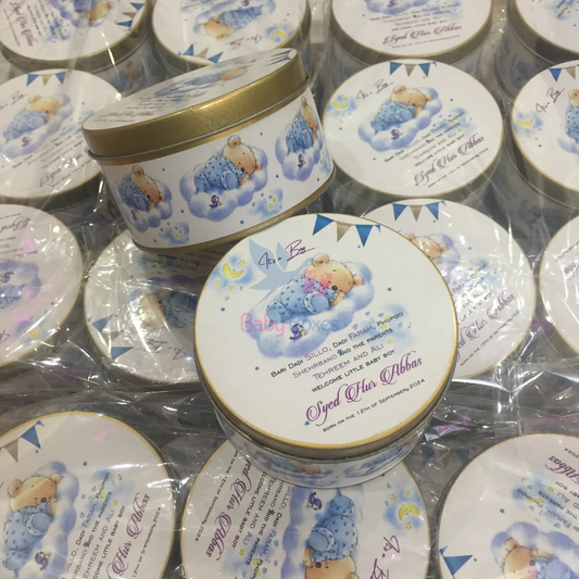 Baby Announcement 250 Gram Sweet Tin Box