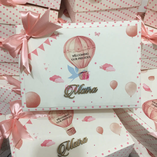 Half Kg Baby Girl Announcement Sweet Cardboard Boxes
