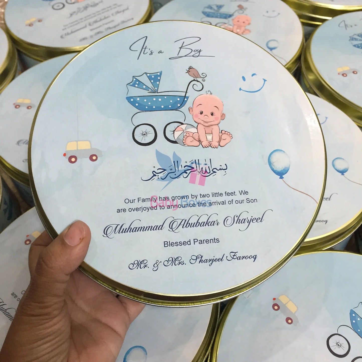 250 Gram Boy Tin Boxes
