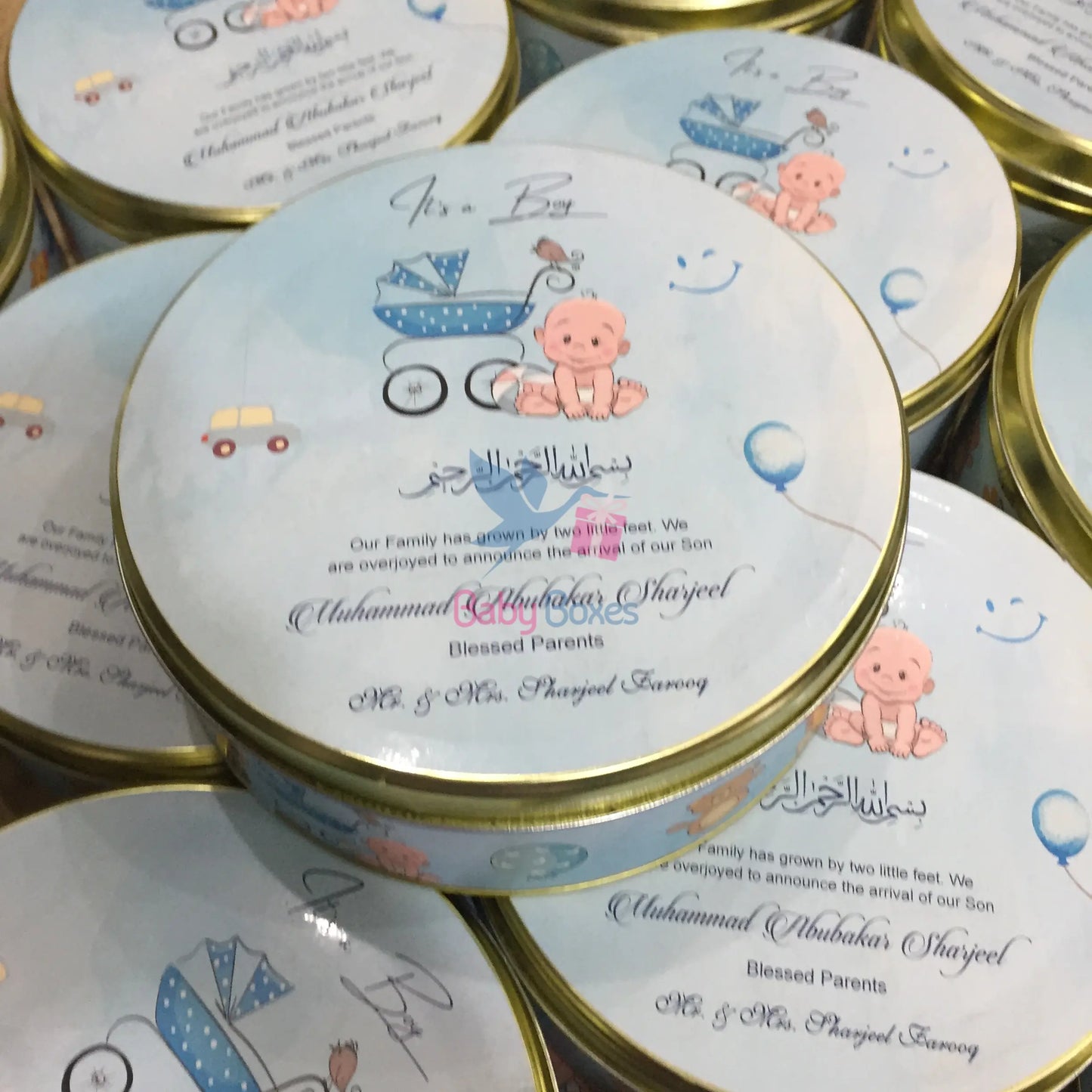 250 Gram Boy Tin Boxes