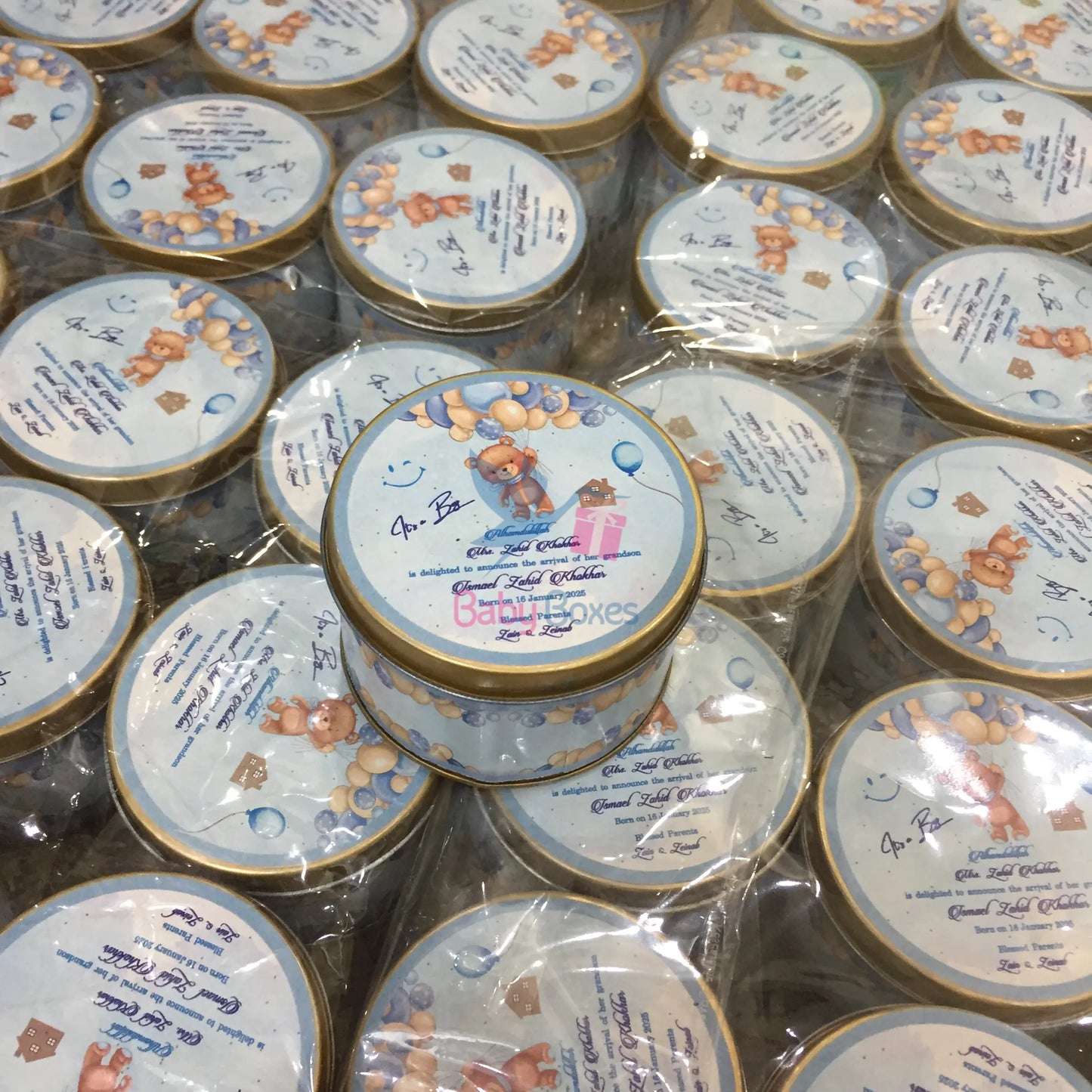 250 Gram Baby Boy Boxes