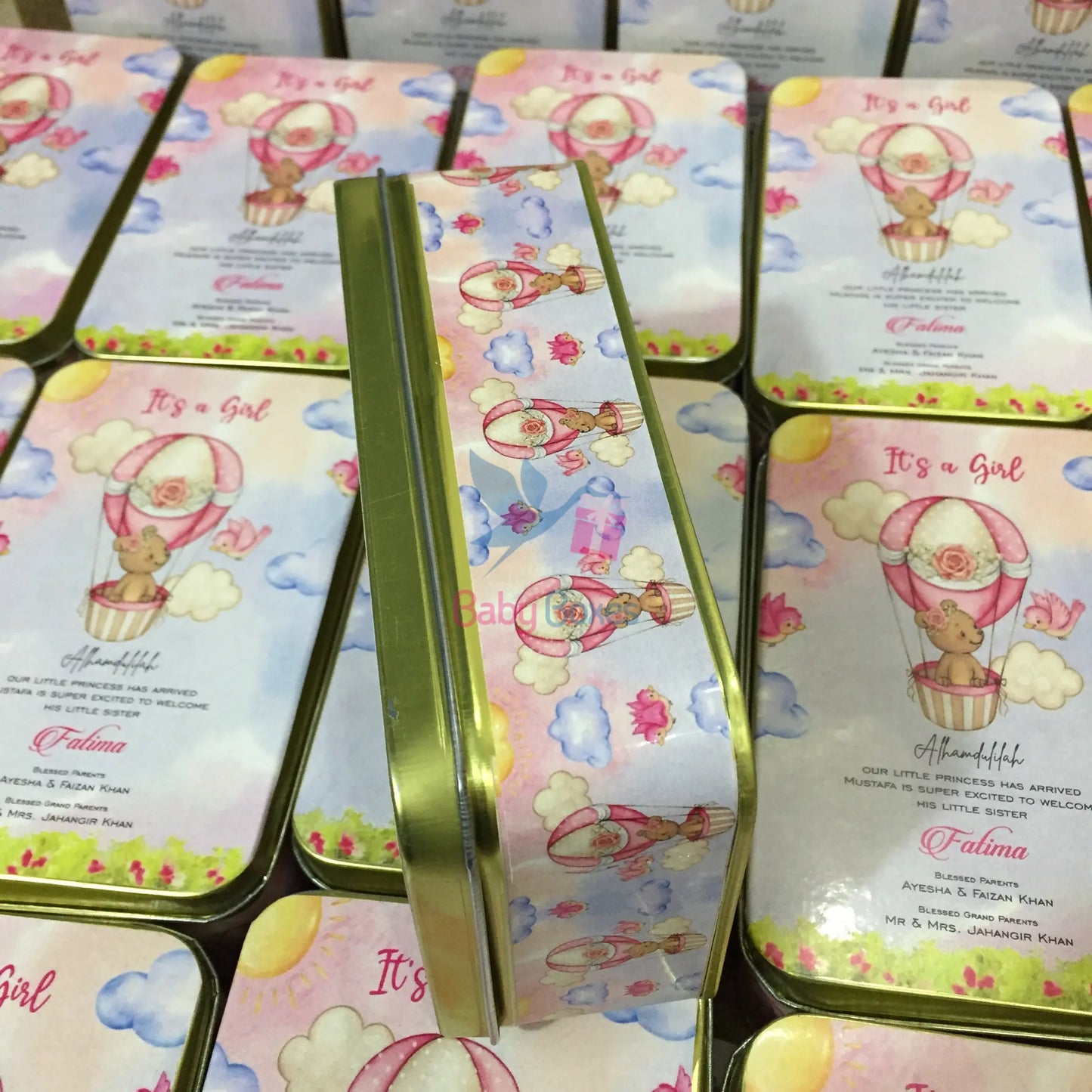 Half Kg Baby Announcement Favor Boxes