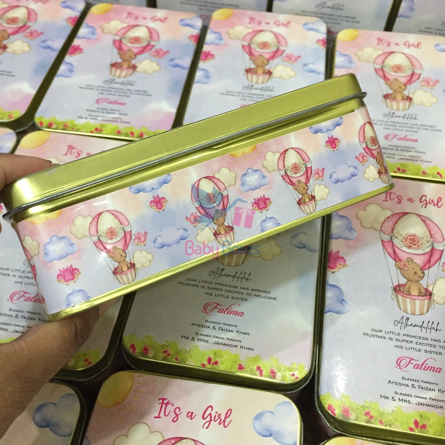 Half Kg Baby Announcement Favor Boxes