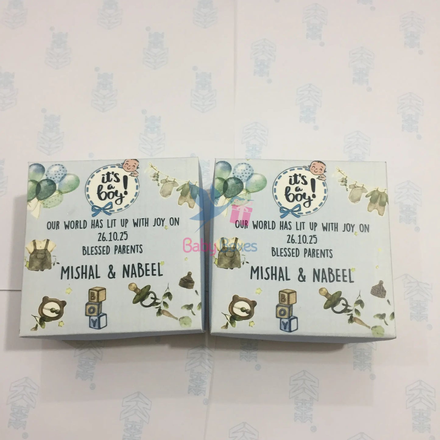 250gm Baby Announcement Cardboard Box