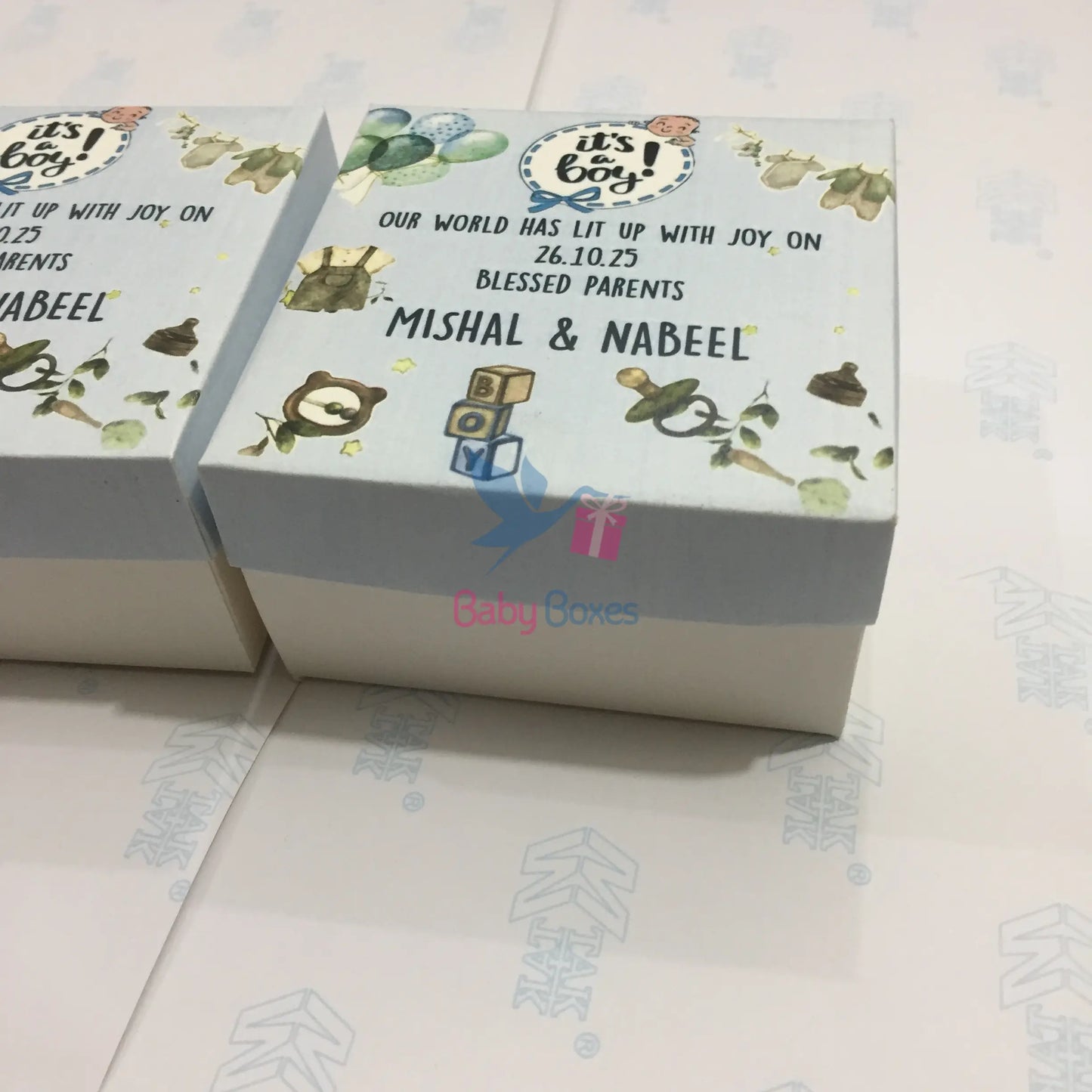 250gm Baby Announcement Cardboard Box