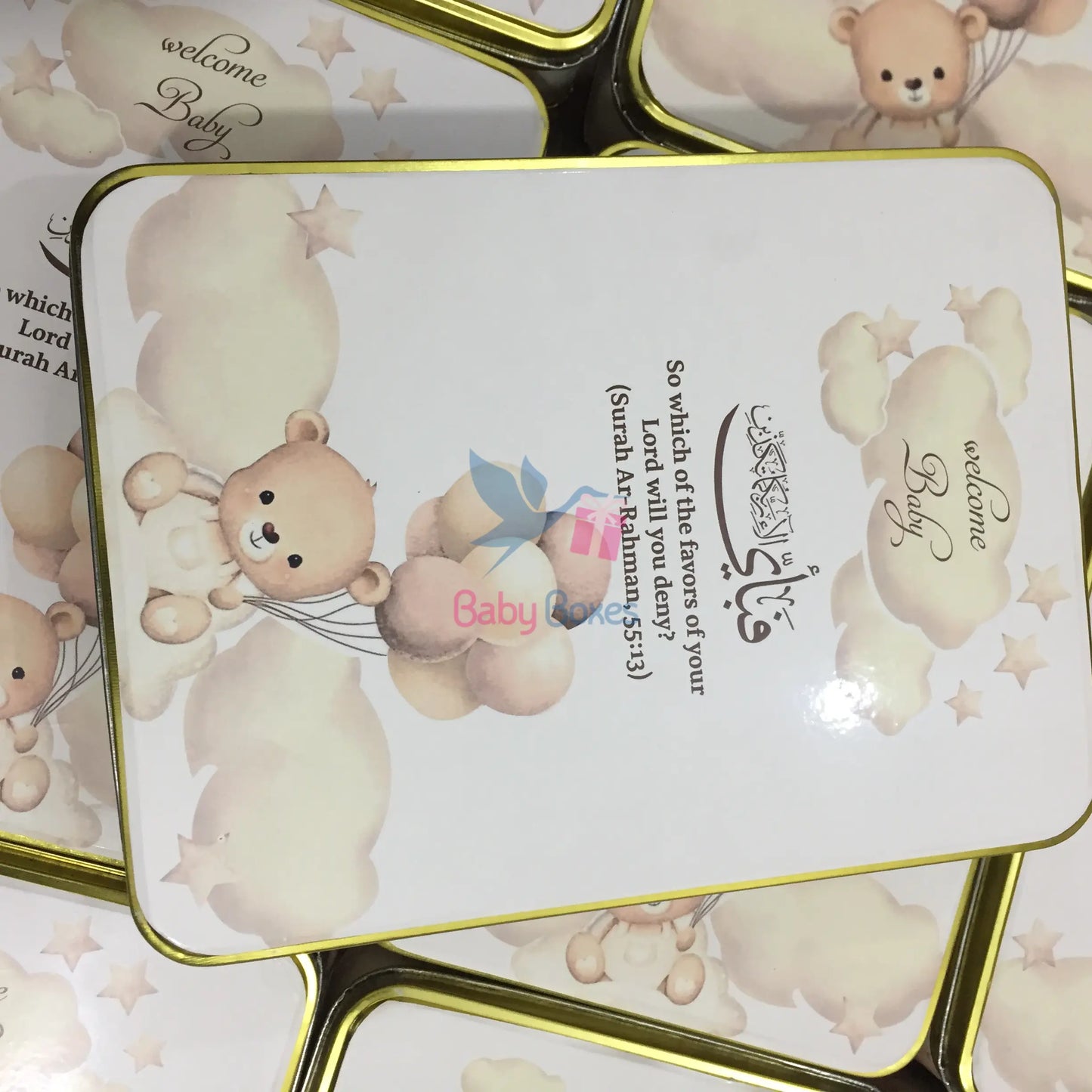 1 Kg Baby Boy Announcement Sweet Box