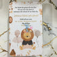 Half Kg Baby Announcement Lion Design Tin Box