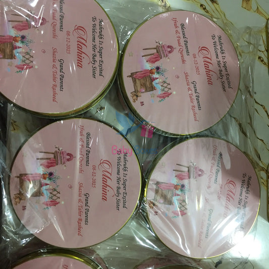 Kg Baby Girl Announcement Sweet Box