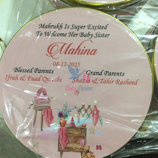 Kg Baby Girl Announcement Sweet Box