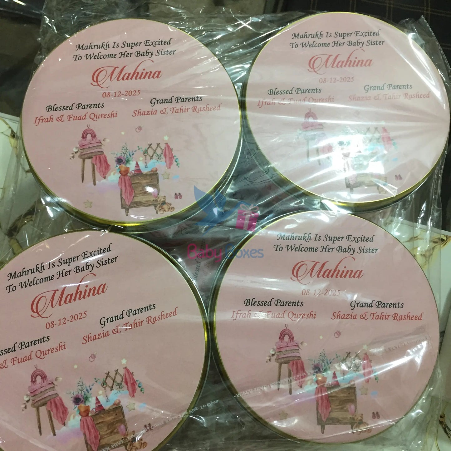 Kg Baby Girl Announcement Sweet Box