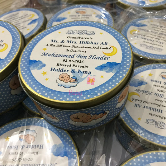 250 Gram Baby Boy Tin Box