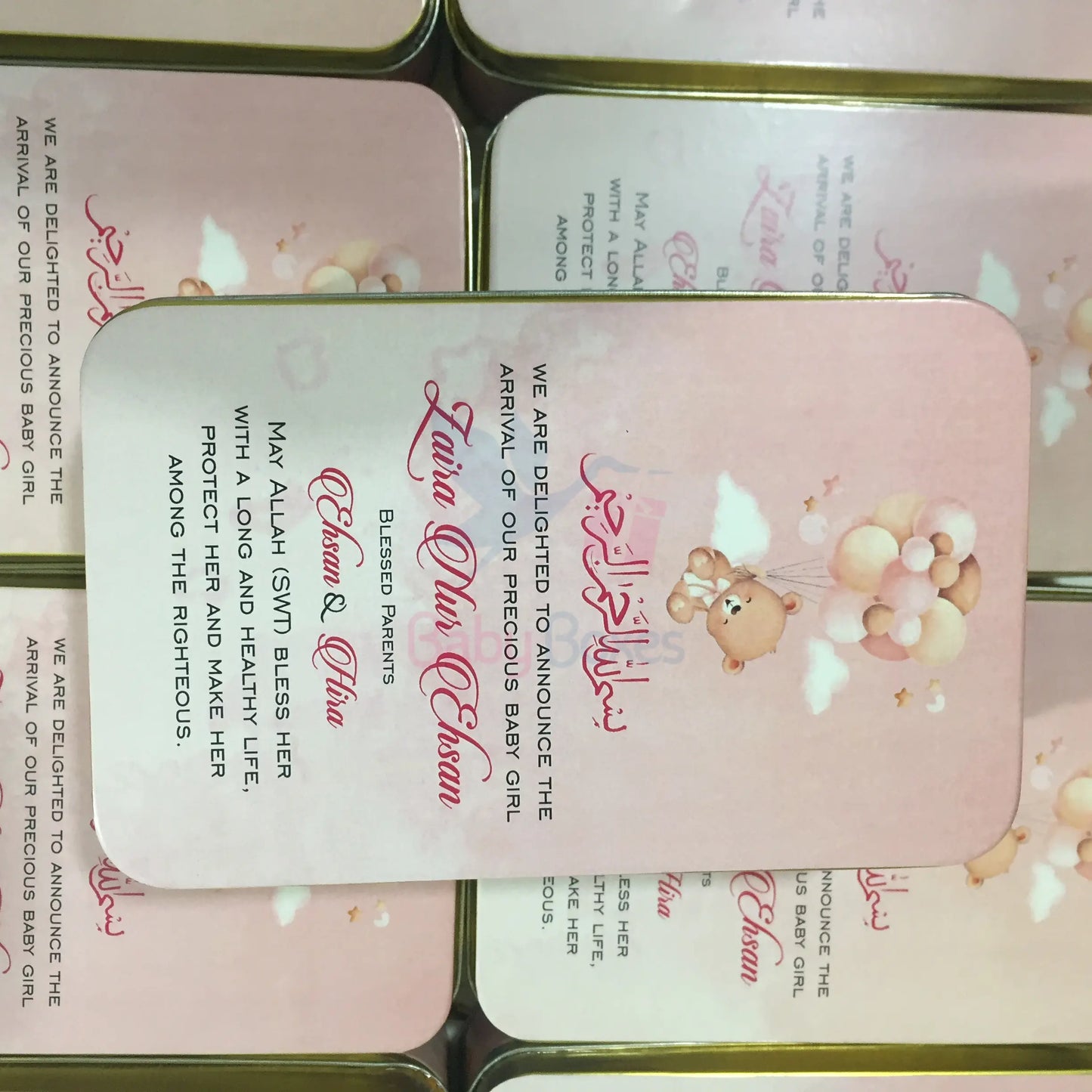 Half Kg Girl Sweet Tin Boxes
