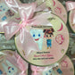 250gm Fist Tooth Tin Boxes With Bow