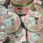 250gm Fist Tooth Tin Boxes With Bow
