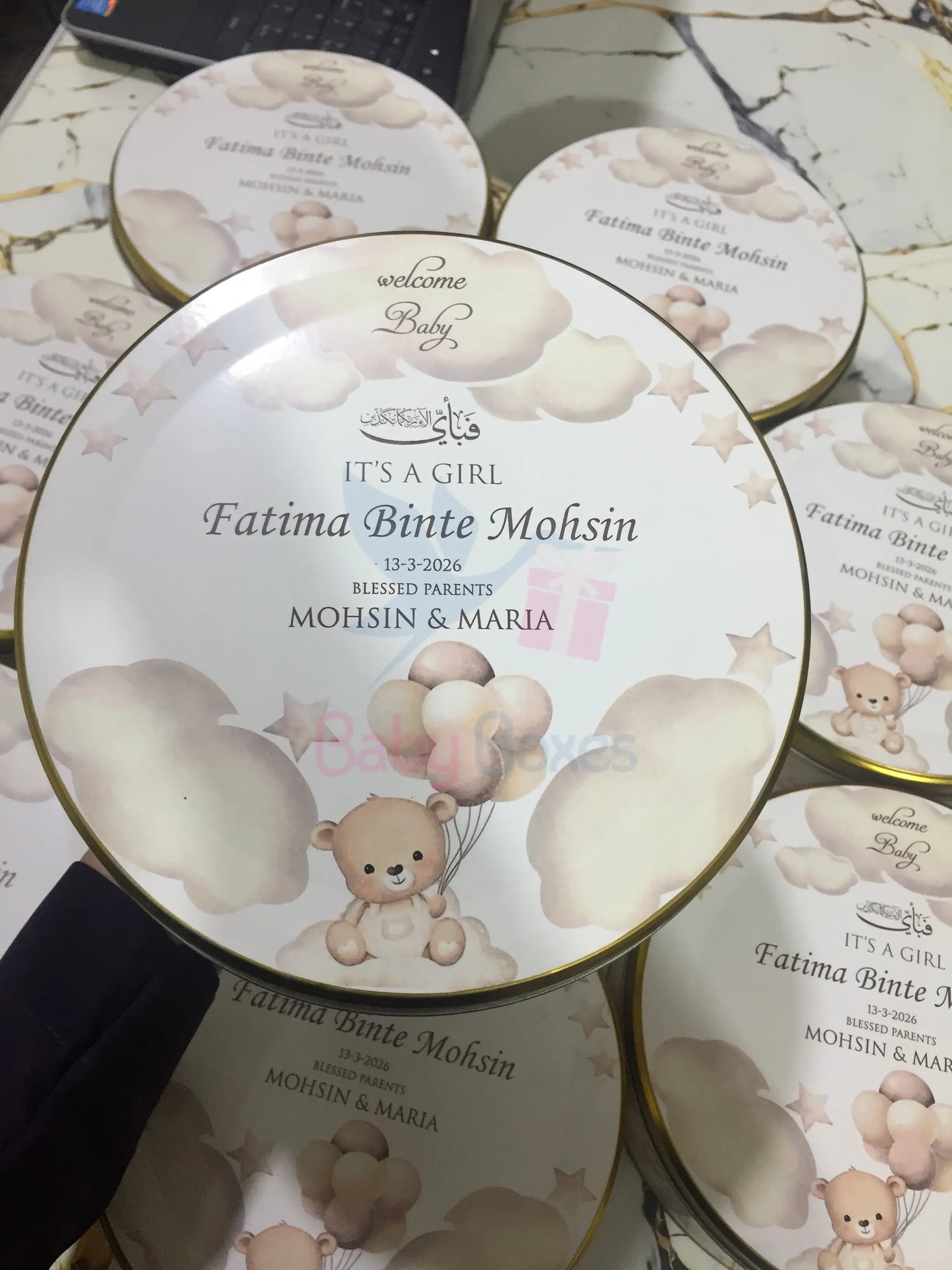 250gm Baby Tin Boxes