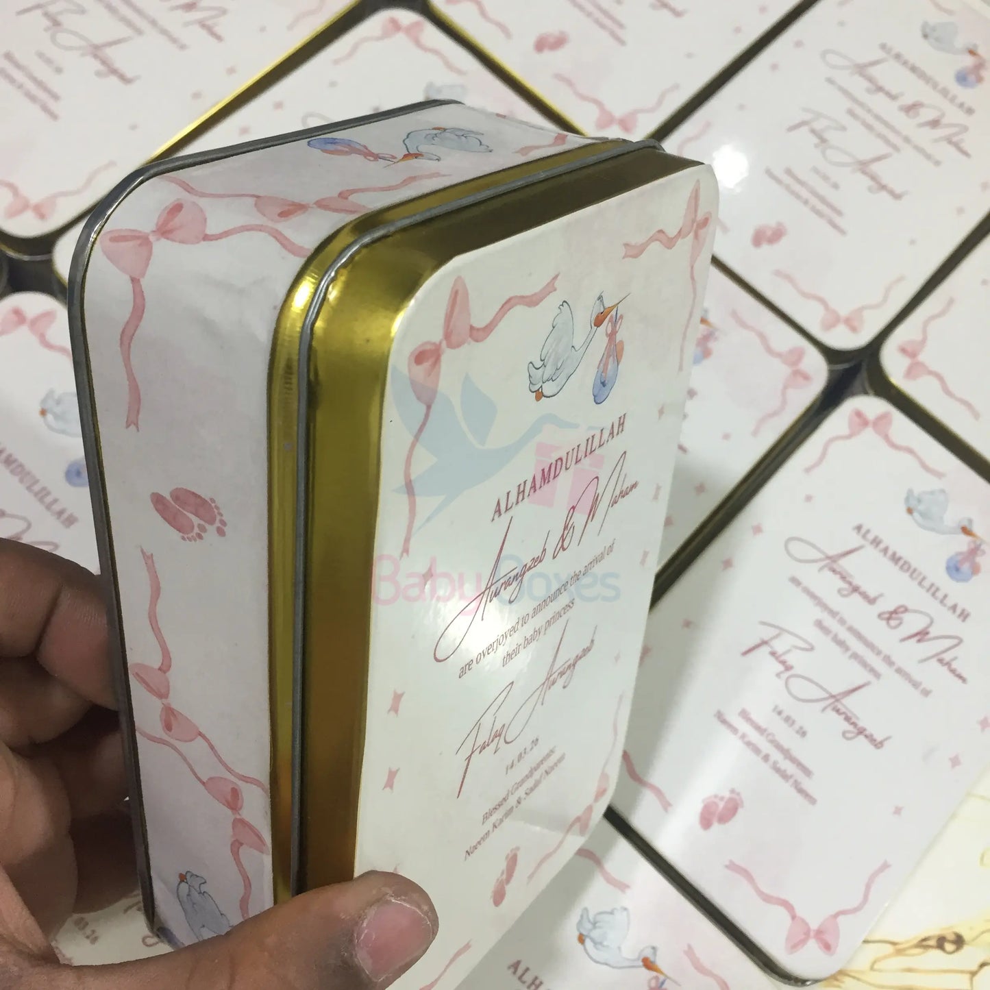 Half Kg Baby Sweet Tin Boxes