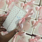 250gm Baby Girl Cardboard Sweet Boxes With Bow