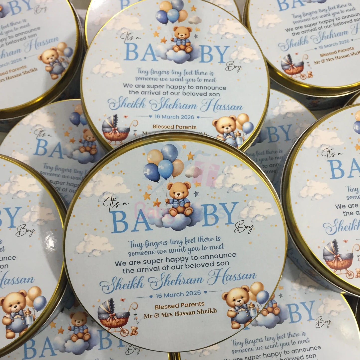 Half Kg Announcement Sweet Boxes