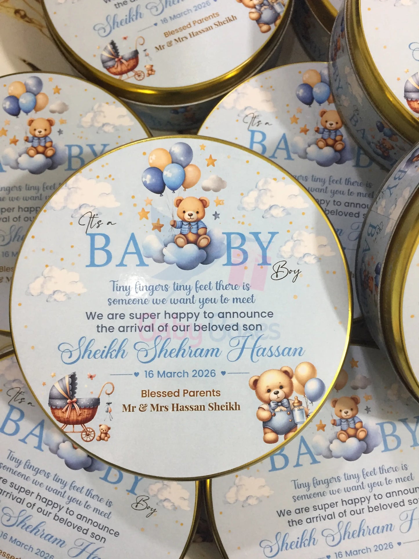 Half Kg Announcement Sweet Boxes