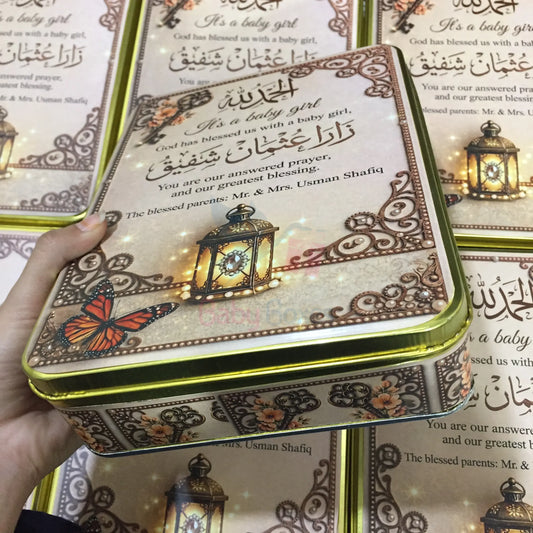1 Kg Baby Announcement Tin Box