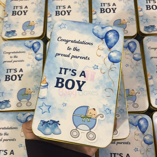 Half Kg Baby Boy Tin Boxes