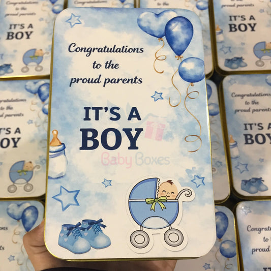 Half Kg Baby Boy Tin Boxes
