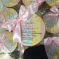 250gm Baby Girl Tin Box With Bow