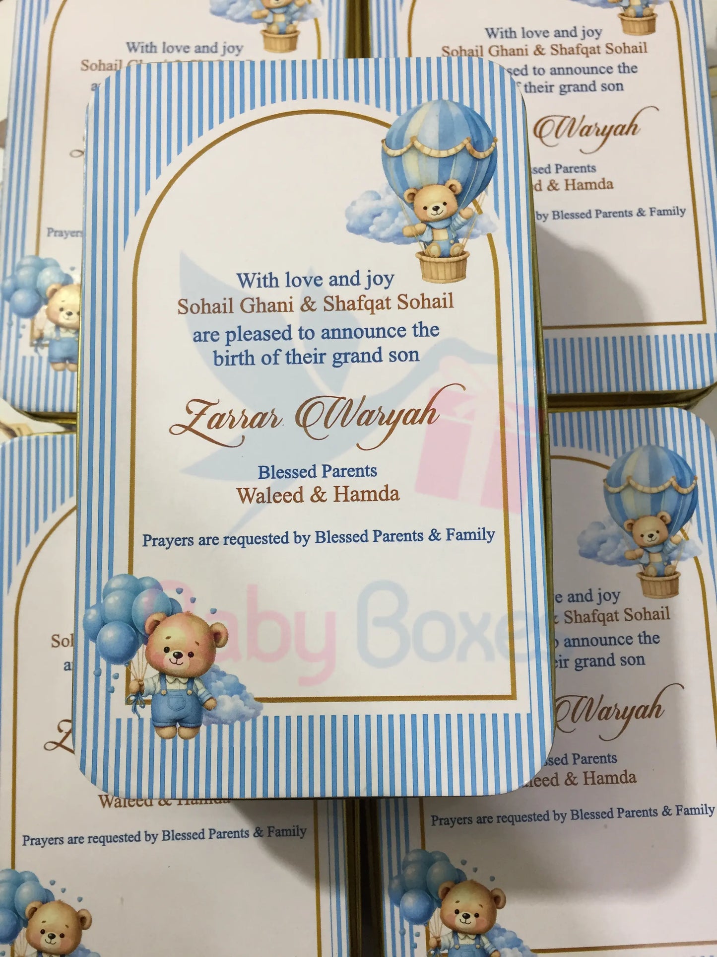 New Design Half Kg Baby Boby Tin
