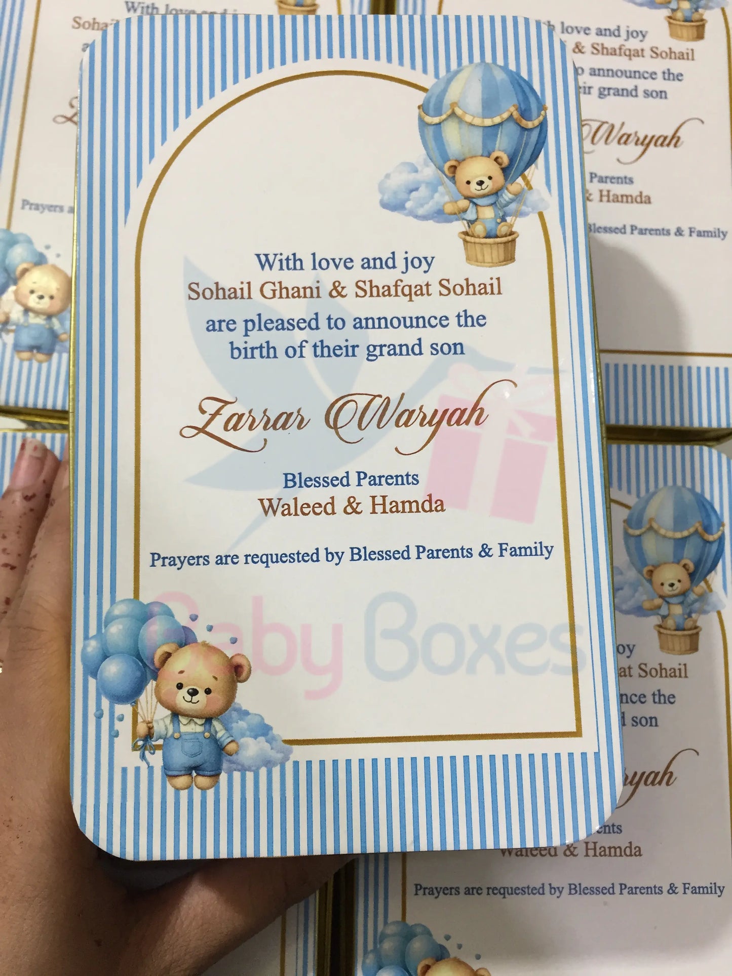 New Design Half Kg Baby Boby Tin