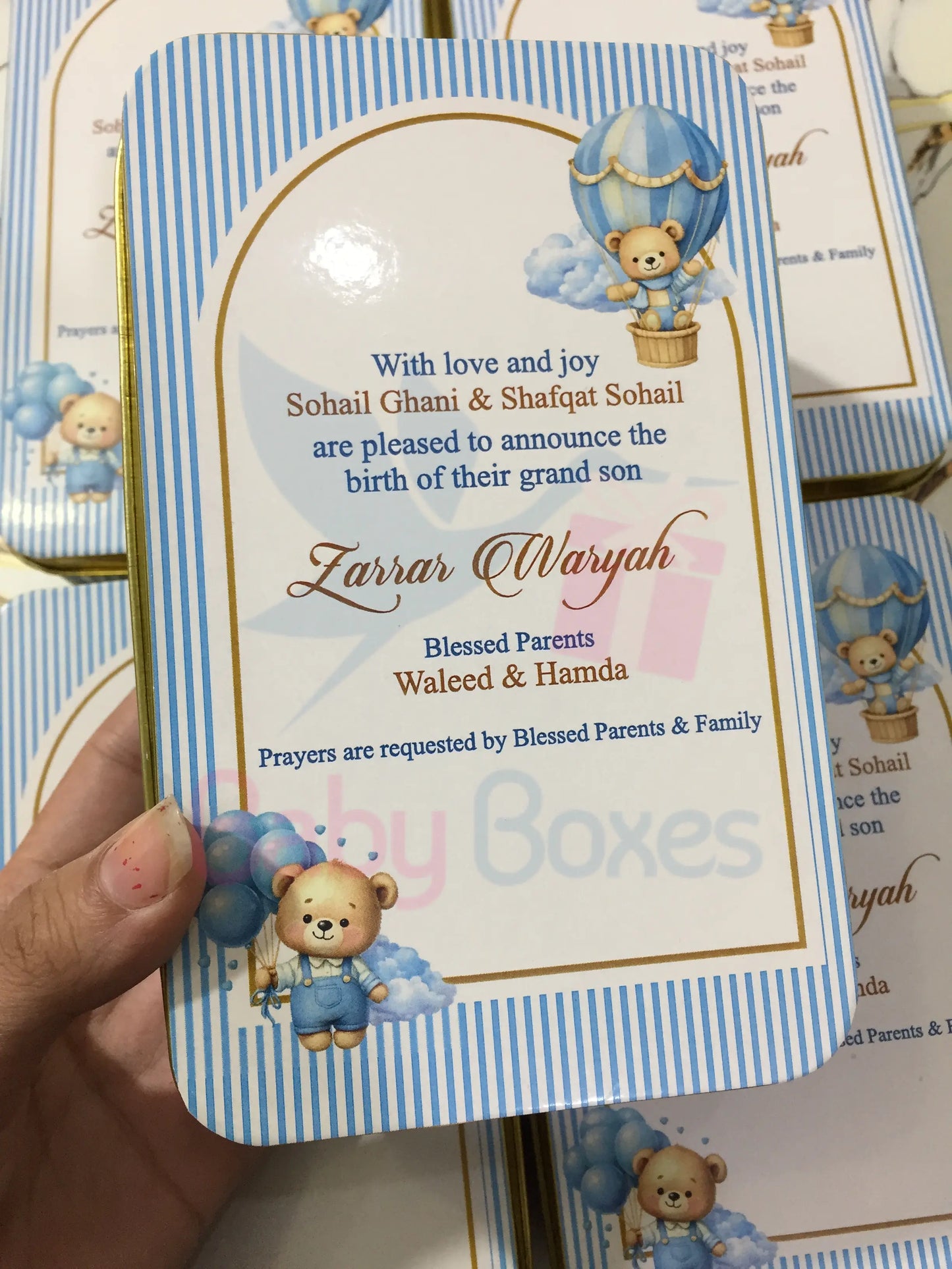 New Design Half Kg Baby Boby Tin