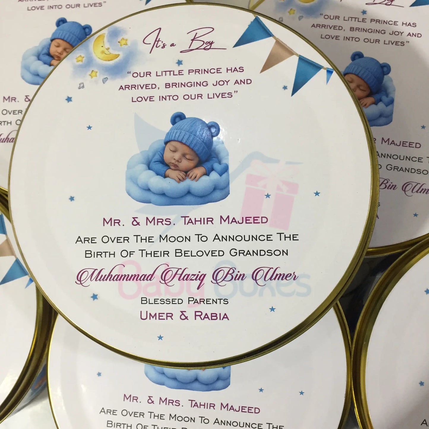 Half kg Customized Baby Boy Welcome Box