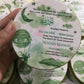 Kg Green Theme Baby Announcement Tin Box