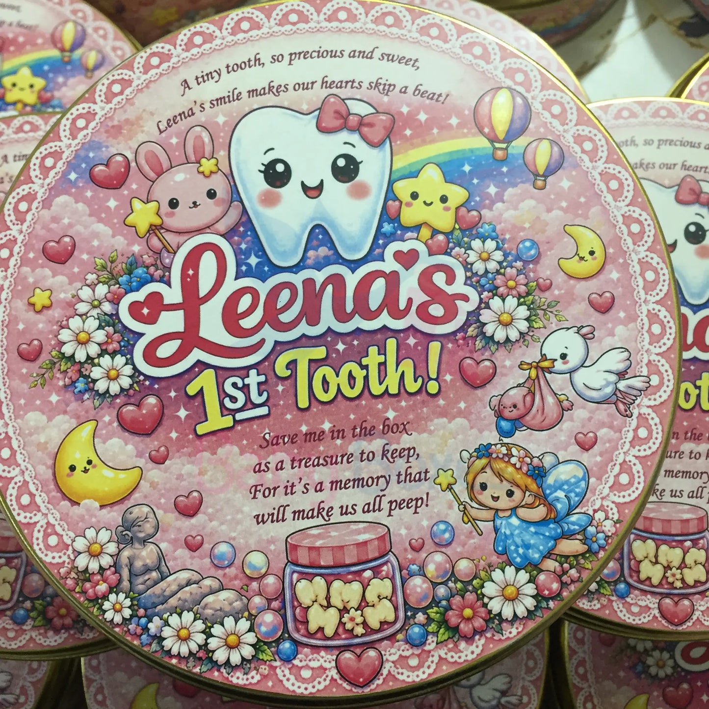 First Tooth Half Kg Announcement Sweet Box