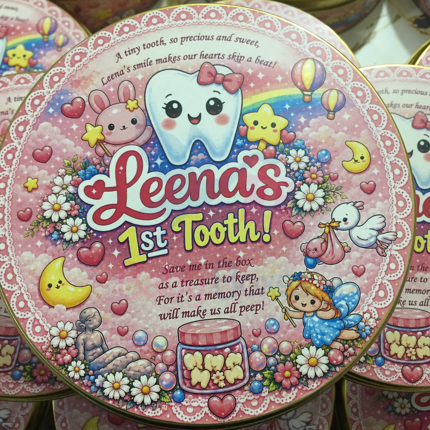 First Tooth Half Kg Announcement Sweet Box