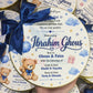 Half kg Teddy Theme Baby Boy Announcement Box