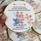 Half kg Floral Baby Girl Birth Announcement Box