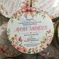250gm Elegant Baby Girl Birth Announcement Tin Box