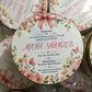 250gm Elegant Baby Girl Birth Announcement Tin Box