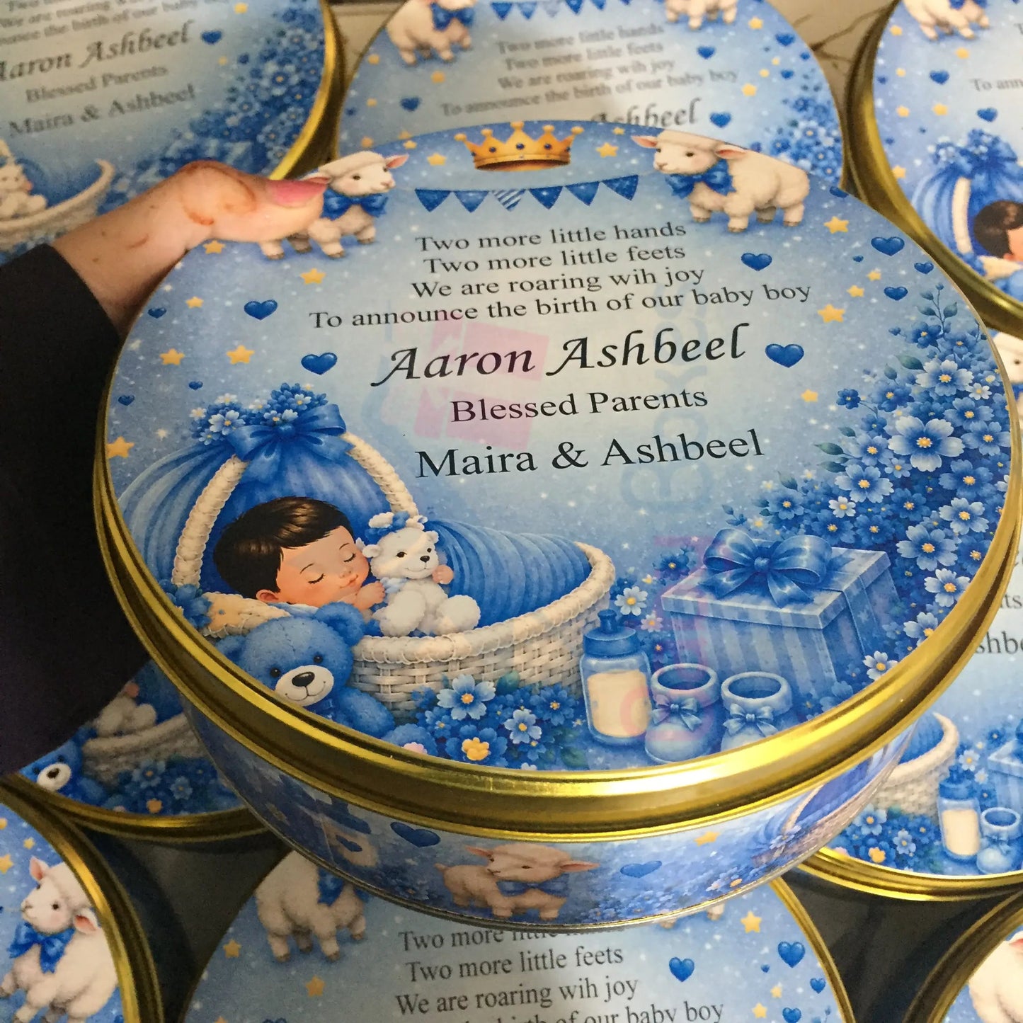 Half Kg Announcement Tin Box