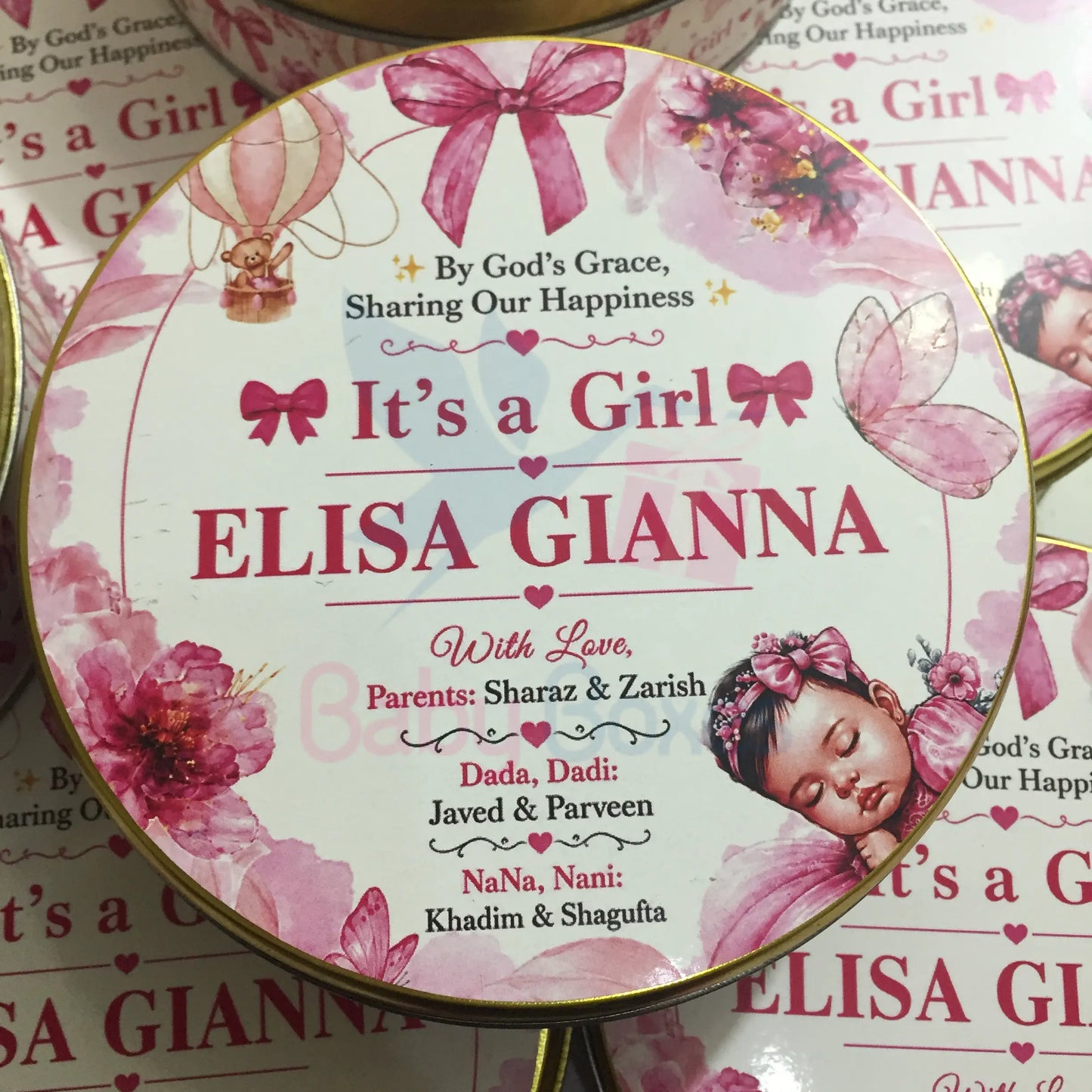 New Half Kg Announcement Sweet Box