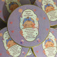 Half kg Personalized Baby Girl Announcement Round Box